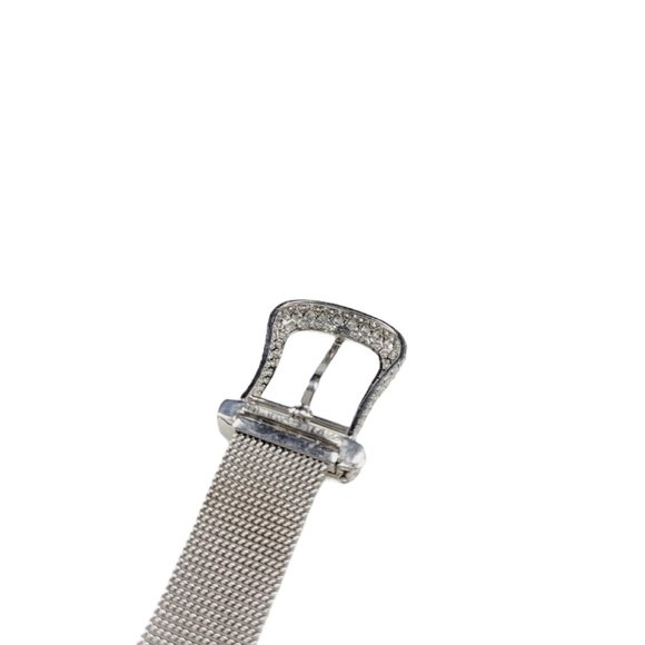 Tiffany & Co. Diamond Platinum Buckle Bracelet - Picture 5 of 9